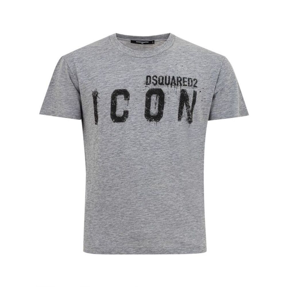 Dsquared² Gray Cotton Men's T-Shirt